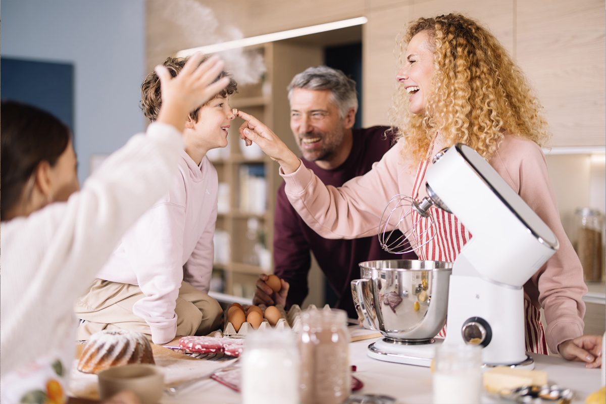 Familien Küche Detailaufnahme